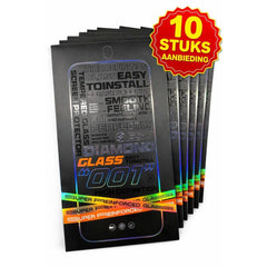 10 Stuks aanbieding - Full Cover glazen Screenprotector iPhone 14 Pro Max - 123TelecomShop