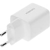 Mobiparts dubbele Thuislader Voedingsadapter GaN - 35W - USB-C - Wit