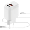 Mobiparts Adapter Met Kabel - 20W - USB-C en Apple Lightning - Wit