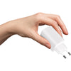 Mobiparts dubbele Thuislader USB-Cx2/USB-A PD 3.0 Voedingsadapter GaN - 65W - Wit