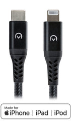 Mobilize Strong Nylon Cable Usb-C To Mfi Lightning 2M. 60W Black