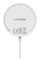 Mobilize Strong Magnetic Wireless Charger Magsafe Compatible 15W White - Acrylic