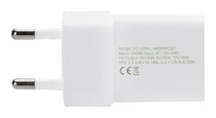 Mobilize Wall Charger Usb-C Gan 30W With Pd/Pps + Usb-C Nylon Cable 1.2M White