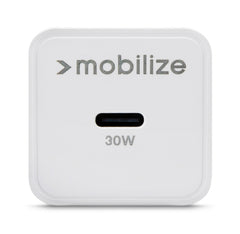 Mobilize Wall Charger Usb-C Gan 30W With Pd/Pps White