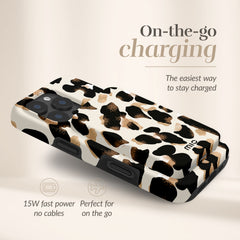 Mio By Mobilize Mio Powerbank 5000Mah With Double Sided Magsafe Compatibility Leopard - Matt