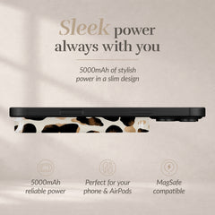 Mio By Mobilize Mio Powerbank 5000Mah With Double Sided Magsafe Compatibility Leopard - Matt