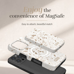 Mio By Mobilize Mio Powerbank 5000Mah With Double Sided Magsafe Compatibility Soft Terrazzo - Matt