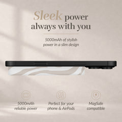 Mio By Mobilize Mio Powerbank 5000Mah With Double Sided Magsafe Compatibility Sandy Zebra - Matt