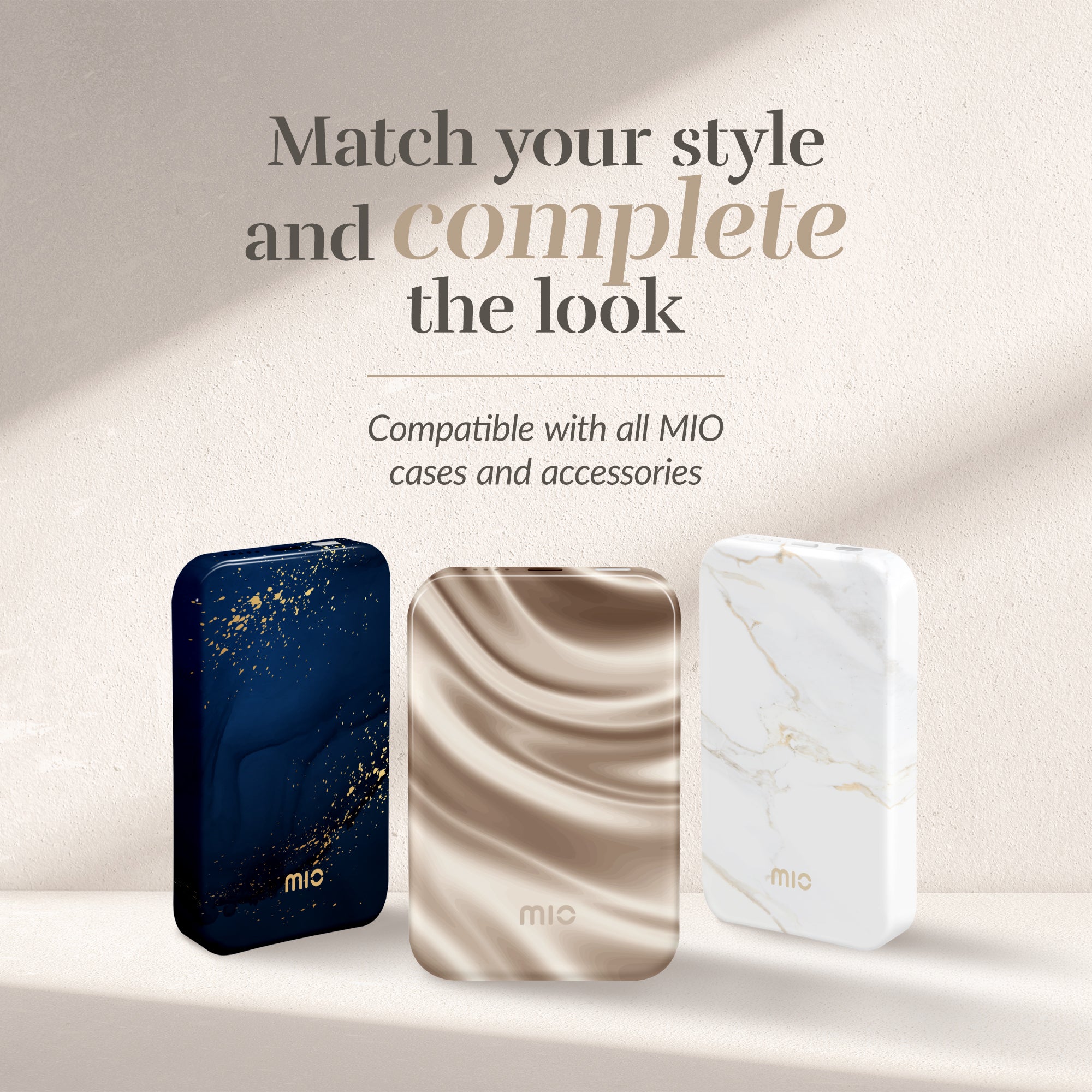 Mio By Mobilize Mio Powerbank 5000Mah With Double Sided Magsafe Compatibility Silky Dreams - Glossy