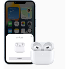Apple Mme73Zm/A Apple Airpods (3Rd Gen) Wireless Stereo Headset + Magsafe Charging Case White - 123TelecomShop