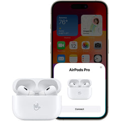 Apple Mtjv3Zm/A Apple Airpods Pro (2Nd Gen) Wireless Stereo Headset + Magsafe + Usb - C Charging Case White - 123TelecomShop