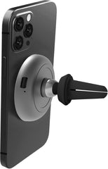 Celly Magstandcharge Magsafe Wireless Charger Holder Grey - 123TelecomShop