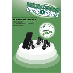 Combideal Telefoonhouder + Beeep Fietsbel - 123TelecomShop