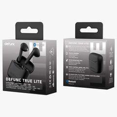 Defunc True Lite Earbuds Zwart - 123TelecomShop