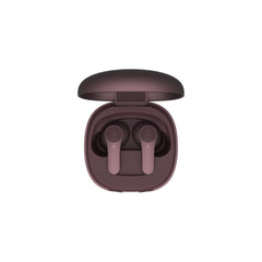 Fresh 'n Rebel Twins Rise - Draadloze Oordopjes - Noise Cancelling - Draadloos opladen - Deep Mauve - 123TelecomShop