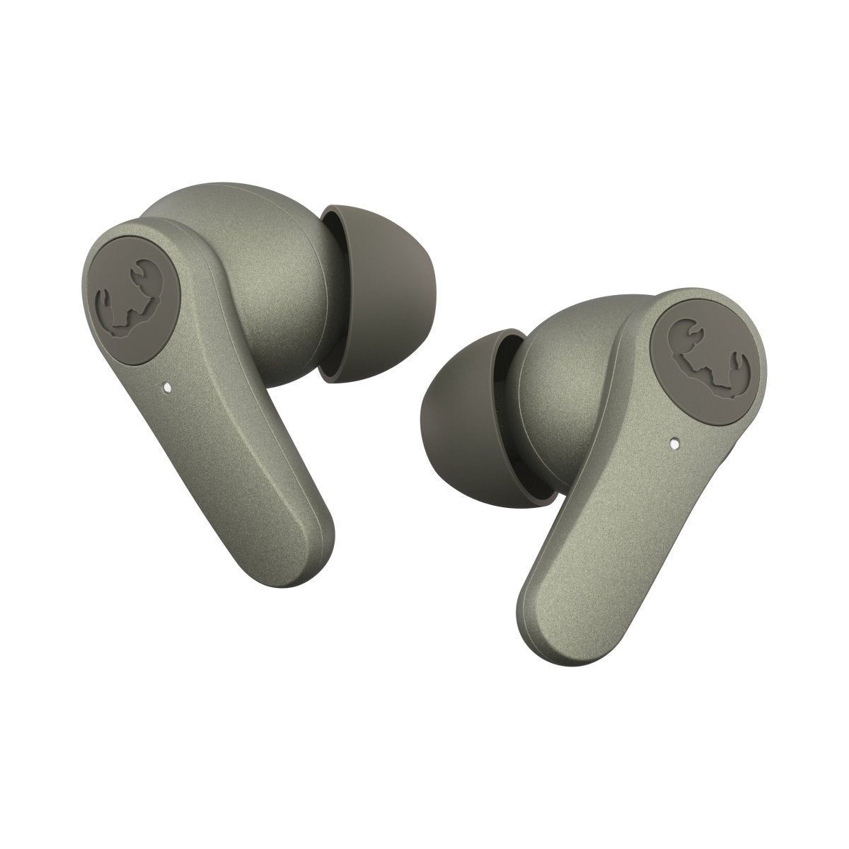 Fresh 'n Rebel Twins Rise - Draadloze Oordopjes - Noise Cancelling - Draadloos opladen - Dried Green - 123TelecomShop