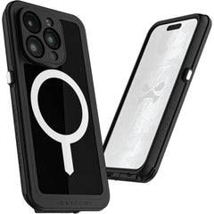 Ghostek Nautical Slim Waterproof Magsafe Case Apple Iphone 15 Pro Black - 123TelecomShop