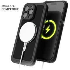 Ghostek Nautical Slim Waterproof Magsafe Case Apple Iphone 15 Pro Max Black - 123TelecomShop