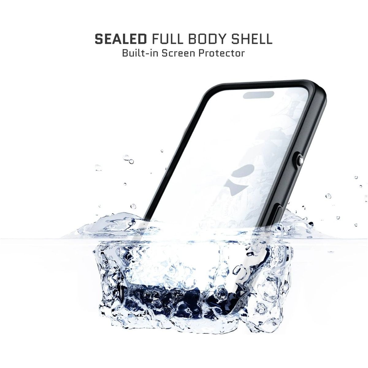 Ghostek Nautical Slim Waterproof Magsafe Case Apple Iphone 16 Black - 123TelecomShop