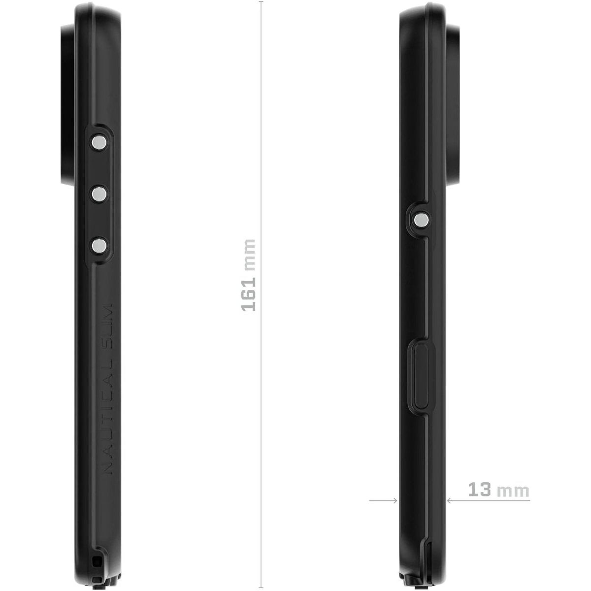 Ghostek Nautical Slim Waterproof Magsafe Case Apple Iphone 16 Pro Black - 123TelecomShop