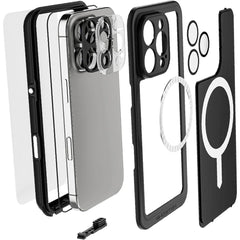 Ghostek Nautical Slim Waterproof Magsafe Case Apple Iphone 16 Pro Black - 123TelecomShop