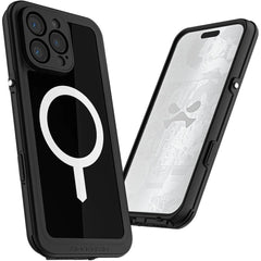 Ghostek Nautical Slim Waterproof Magsafe Case Apple Iphone 16 Pro Max Black - 123TelecomShop