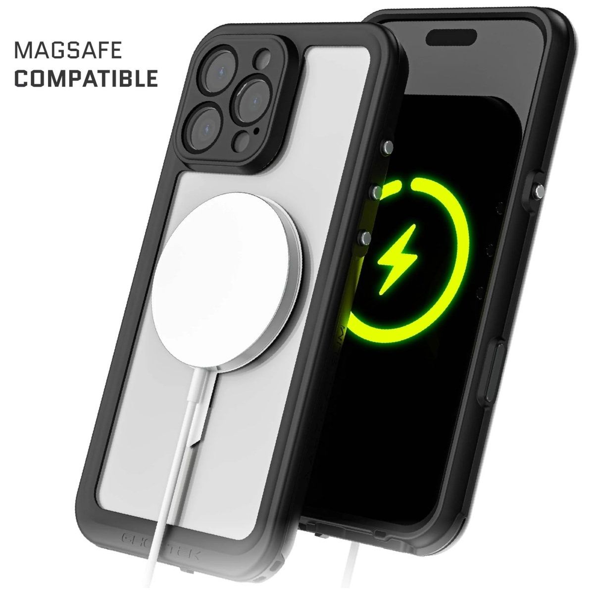 Ghostek Nautical Slim Waterproof Magsafe Case Apple Iphone 16 Pro Max Clear - 123TelecomShop