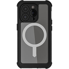Ghostek Nautical Waterproof Magsafe Case + Belt Swivel Holster Apple Iphone 15 Pro Clear - 123TelecomShop
