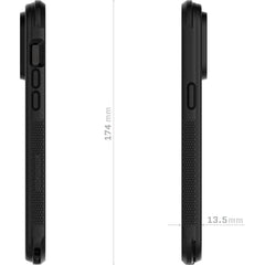 Ghostek Nautical Waterproof Magsafe Case + Belt Swivel Holster Apple Iphone 15 Pro Max Black - 123TelecomShop