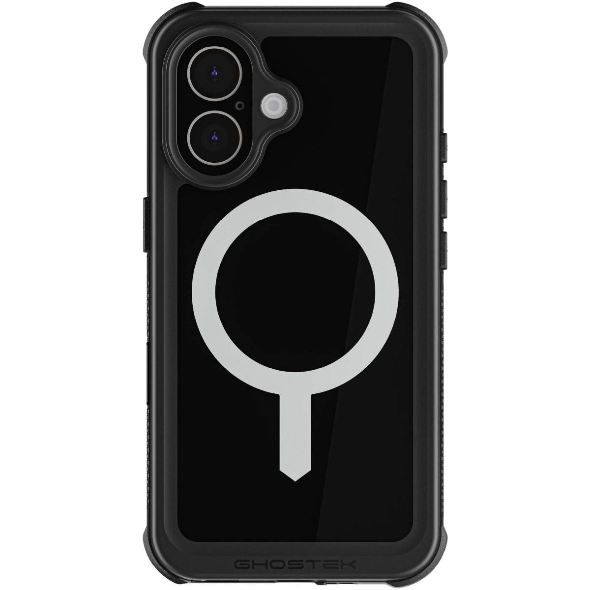 Ghostek Nautical Waterproof Magsafe Case + Belt Swivel Holster Apple Iphone 16 Black - 123TelecomShop