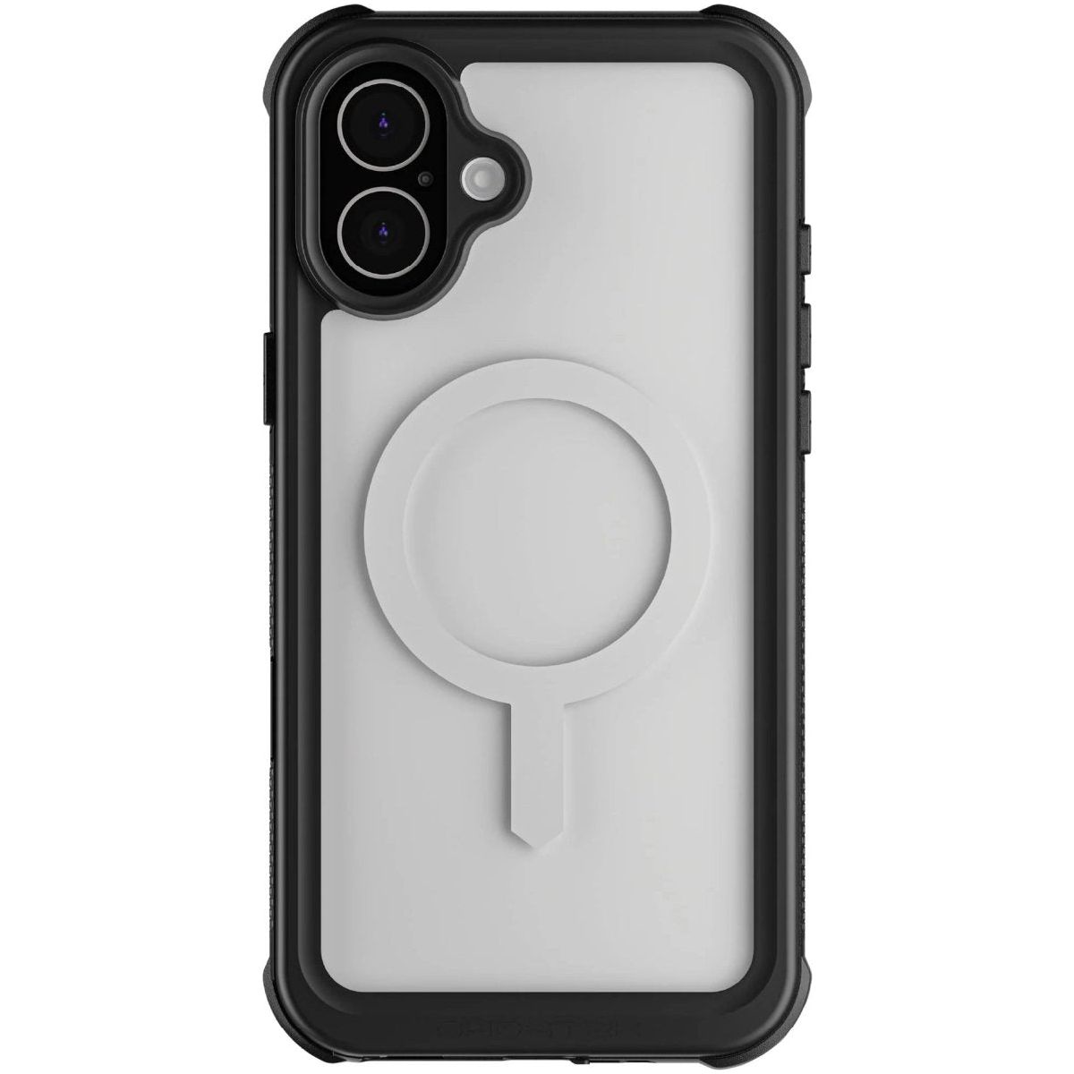 Ghostek Nautical Waterproof Magsafe Case + Belt Swivel Holster Apple Iphone 16 Plus Clear - 123TelecomShop