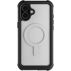 Ghostek Nautical Waterproof Magsafe Case + Belt Swivel Holster Apple Iphone 16 Plus Clear - 123TelecomShop
