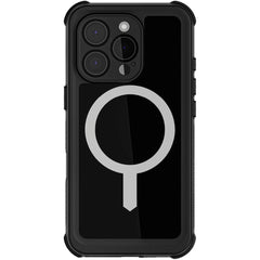 Ghostek Nautical Waterproof Magsafe Case + Belt Swivel Holster Apple Iphone 16 Pro Black - 123TelecomShop