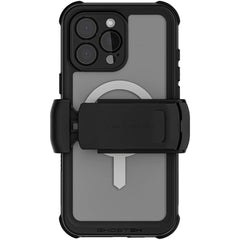 Ghostek Nautical Waterproof Magsafe Case + Belt Swivel Holster Apple Iphone 16 Pro Max Clear - 123TelecomShop