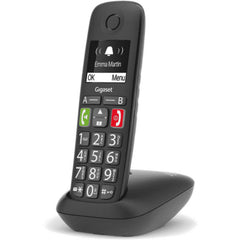 Gigaset Duo E290R - Huistelefoon met grote knoppen - Zwart - 123TelecomShop
