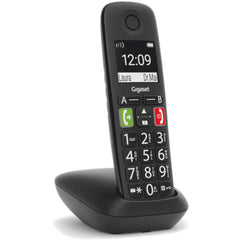 Gigaset Duo E290R - Huistelefoon met grote knoppen - Zwart - 123TelecomShop