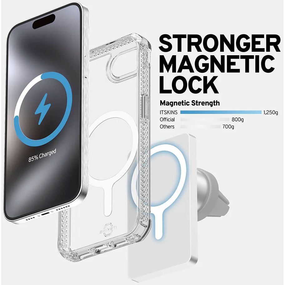 Itskins Level 2 Hybridmagclear_R For Apple Iphone 16E Transparent - 123TelecomShop
