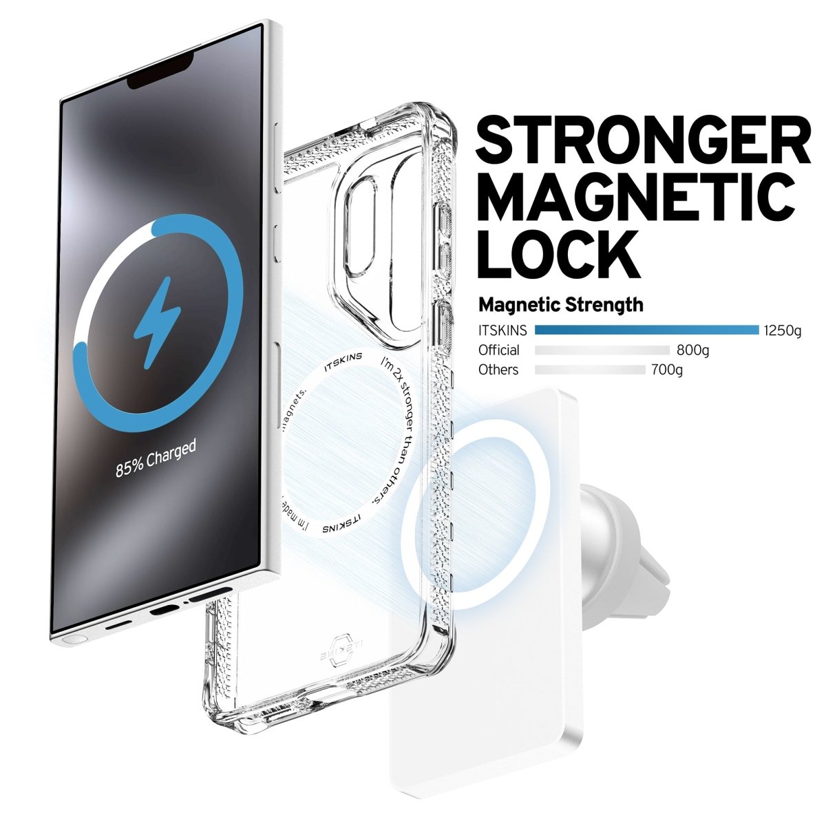 Itskins Level 2 Hybridmagclear_R For Samsung Galaxy S26 Ultra Transparent - 123TelecomShop