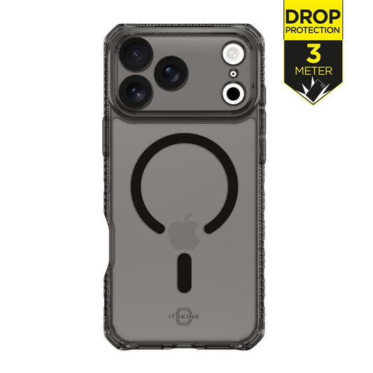 Itskins Level 2 Hybridmagfrost_R For Apple Iphone 17 Pro Black - 123TelecomShop