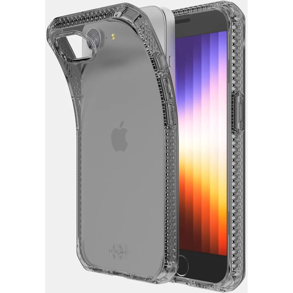 Itskins Level 2 Spectrumclear_R For Apple Iphone 16E Smoke - 123TelecomShop