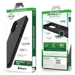 Itskins Level 3 Spectrumsilk_R For Apple Iphone 16 Black - 123TelecomShop
