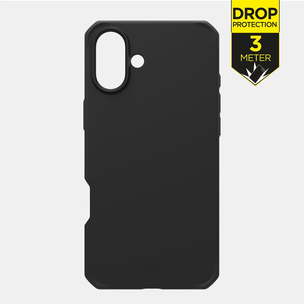 Itskins Level 3 Spectrumsilk_R For Apple Iphone 16 Plus Black - 123TelecomShop