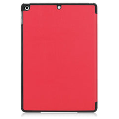 Just in Case iPad 2019/2020/2021 10.2 - Smart Tri - Fold Case - Rood - 123TelecomShop