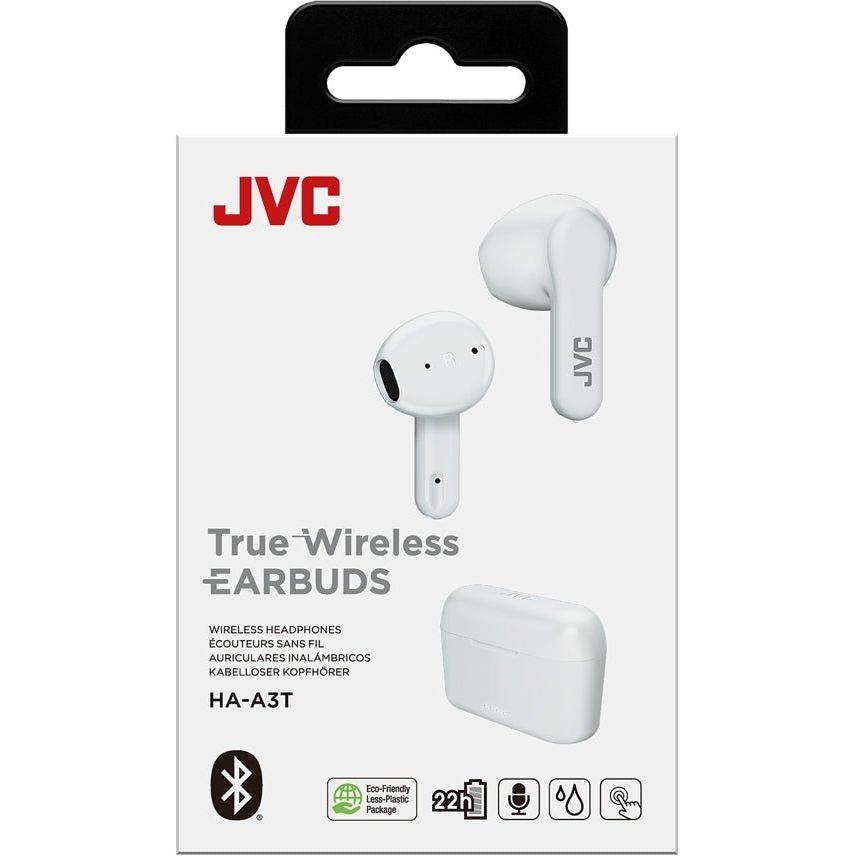 Jvc Ha - A3T Jvc True Wireless Bluetooth Headset White - 123TelecomShop