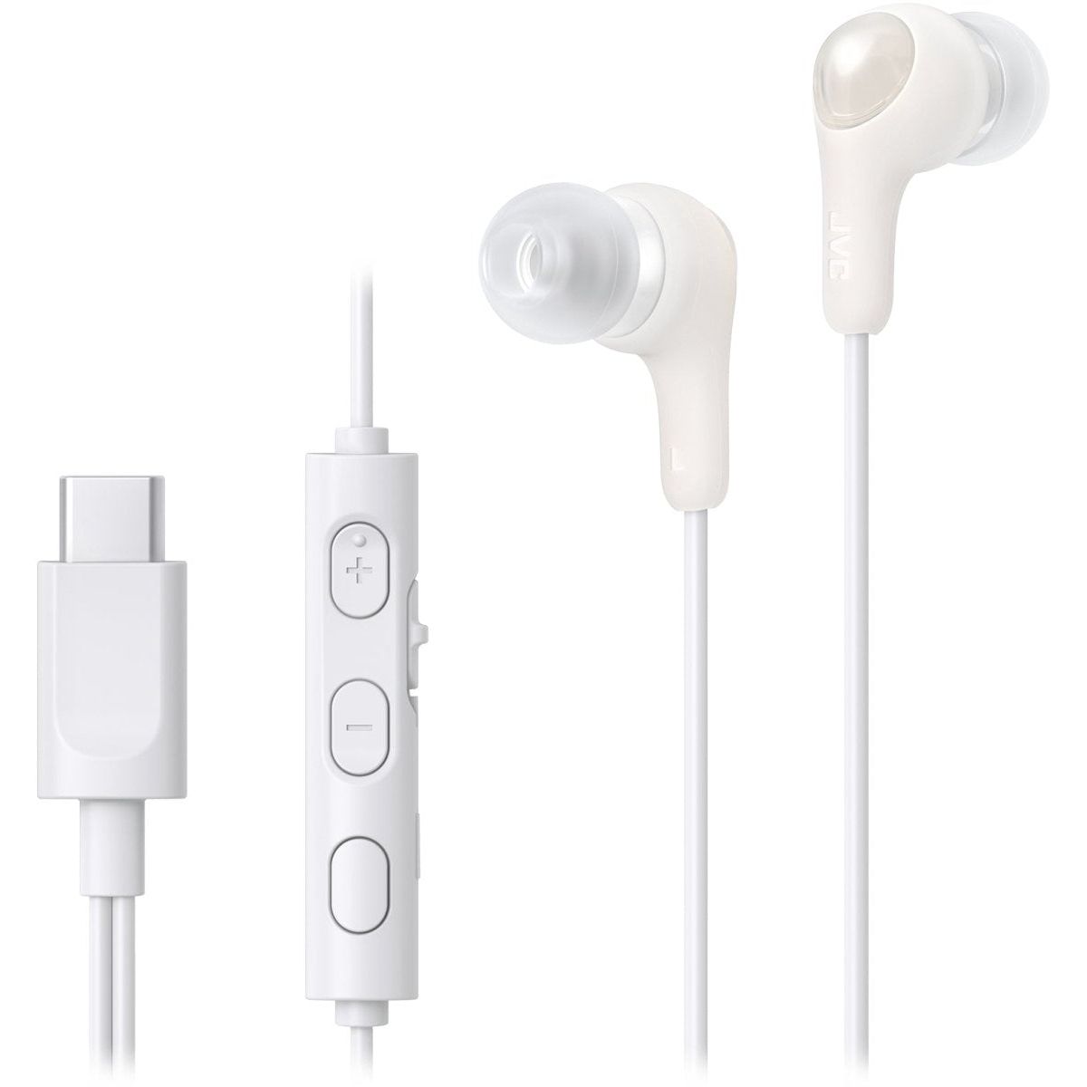 Jvc Ha - Fr9Uc Jvc Gumy In - Ear Usb - C Stereo Headset + Remote White - 123TelecomShop