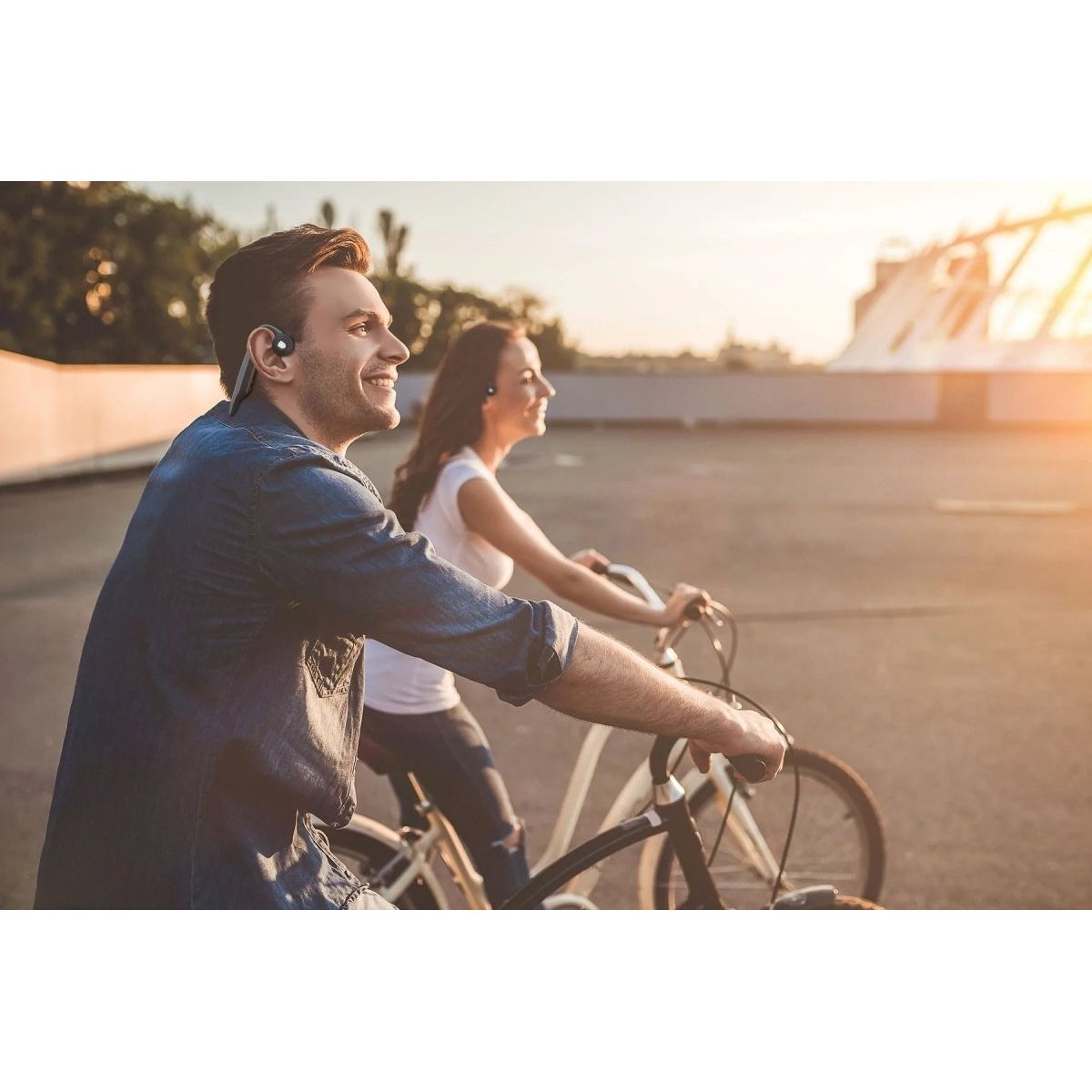 Lenco Hbc - 200 Lenco Bone Conduction Bluetooth Stereo Headset Black - 123TelecomShop