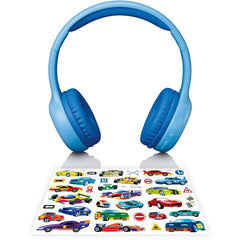 Lenco Hpb - 110Bu Lenco On - Ear Stereo Bluetooth Headset For Kids Blue - 123TelecomShop
