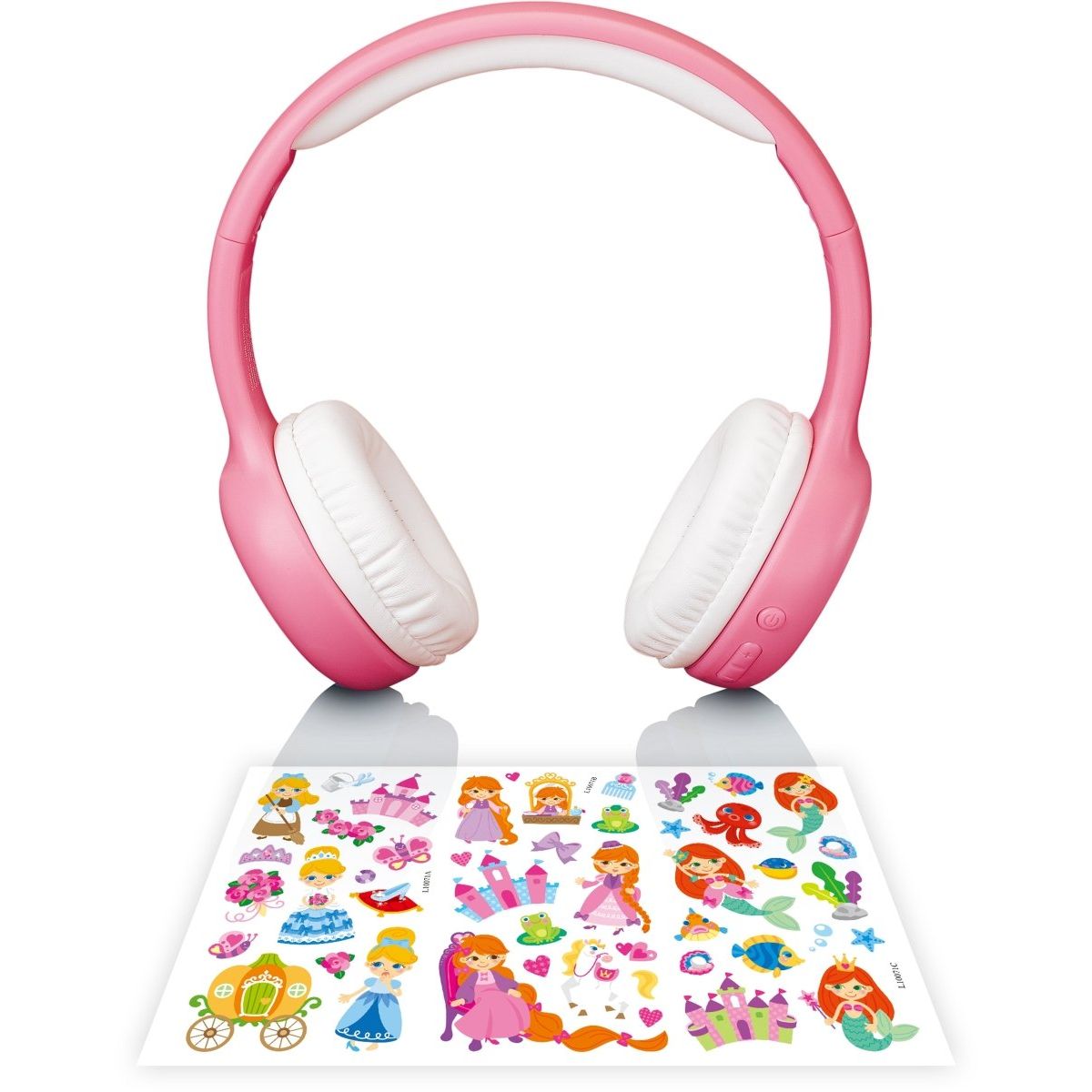 Lenco Hpb - 110Pk Lenco On - Ear Stereo Bluetooth Headset For Kids Pink - 123TelecomShop