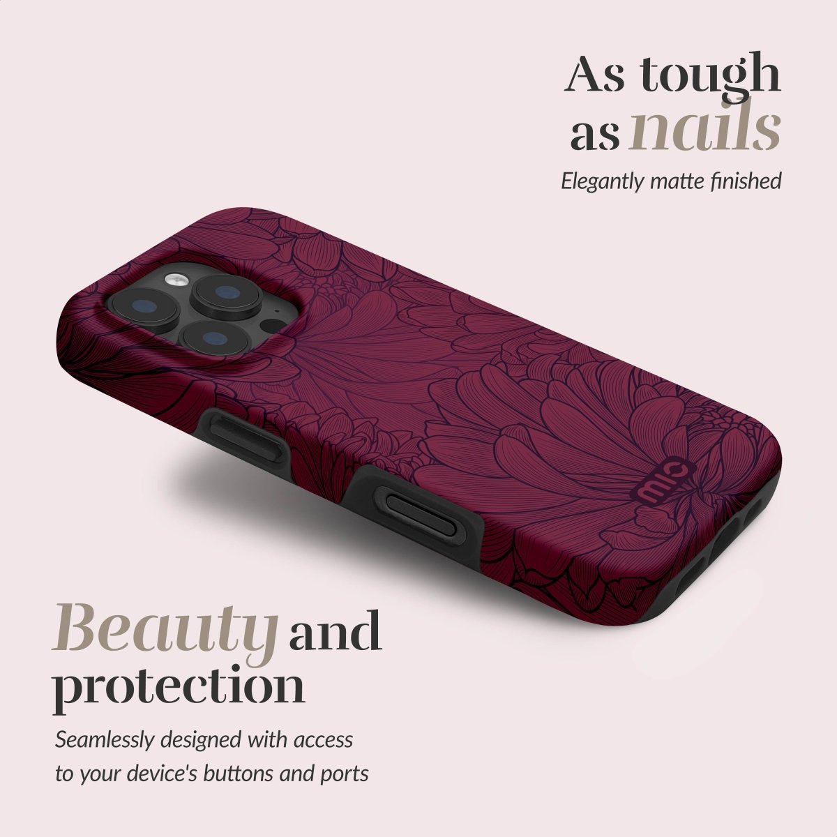 Mio By Mobilize Mio Berry Blooms Magsafe Compatible For Iphone 17 Pro Max - 123TelecomShop