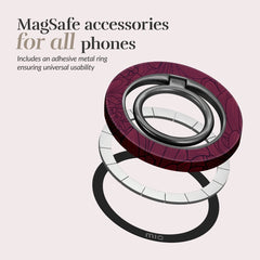 Mio By Mobilize Mio Berry Blooms Magsafe Compatible Ring Holder - 123TelecomShop